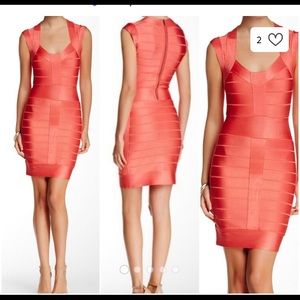 French connection coral dress